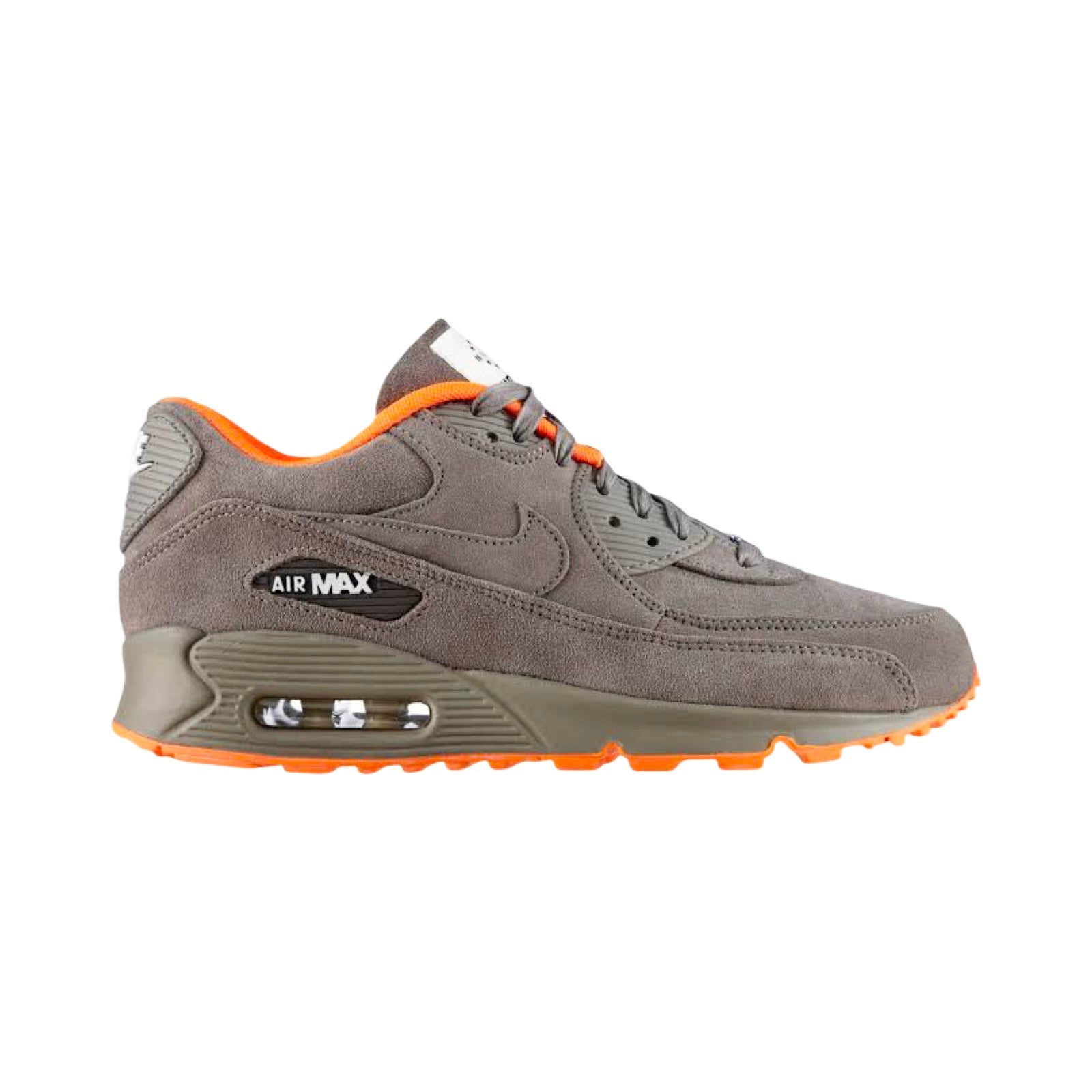 Nike Air Max 90 Milano QS Sneakers - Iron Sail & Total Orange Colorway - Men's Running Shoes for Casual Wear & Street Style