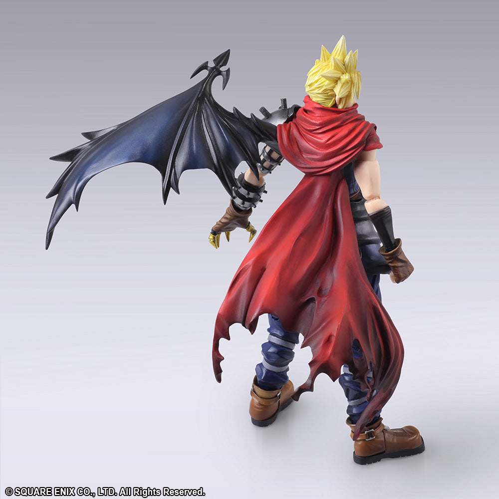 Final Fantasy Cloud Strife Another Form Variant Action Figure - Square Enix Bring Arts Collectible - Perfect for Gaming Displays & Anime Collections