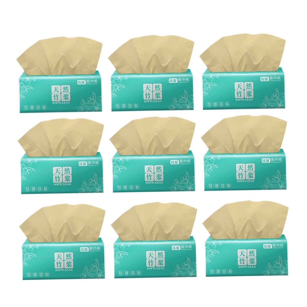 FOMIYES 9-Pack Reusable Facial Cleansing Towels - Soft Makeup Remover Wipes for Wet & Dry Use - Gentle Exfoliating Washcloths for Daily Skincare & Travel