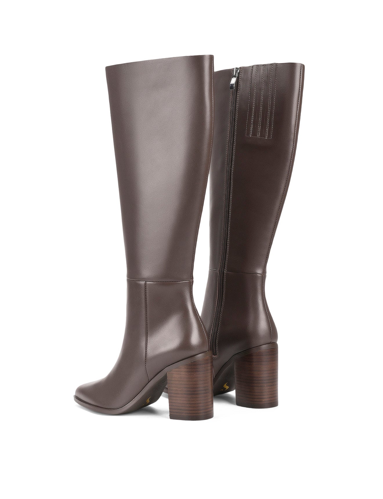 Premium Ridley Long Boots for Women - Chocolate Brown Genuine Leather - Stylish & Comfortable for Riding, Outdoor & Casual Wear