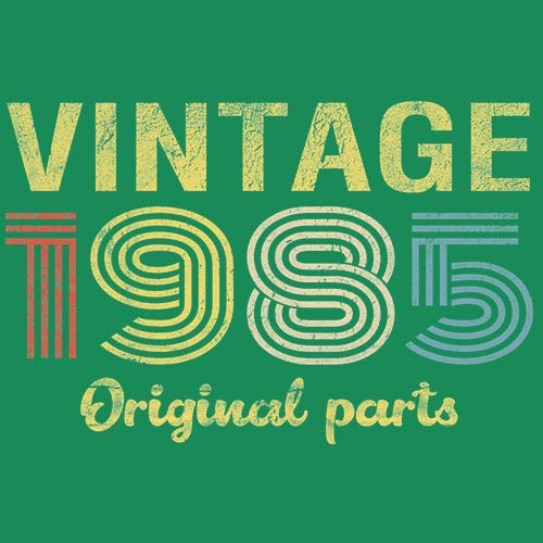 Vintage 1985 Retro 40th Birthday Gift for Men - Original Parts Themed T-Shirt - Perfect for 40th Birthday Parties & Nostalgic Celebrations