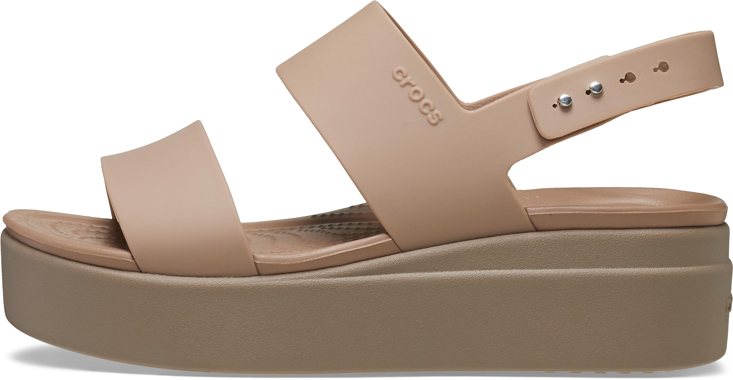 Crocs Women’s Brooklyn Low Wedge Platform Sandals - Comfortable Slip-On Shoes for Casual Wear, Beach & Summer Outfits