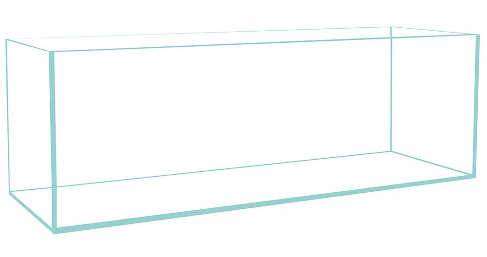 Premium 33.85-Inch Crystal Clear Glass Bookshelf Aquarium with Foam Leveling Mat - Perfect for Home, Office & Small Space Decoration | Modern Fish Tank for Betta, Goldfish & Aquatic Plants