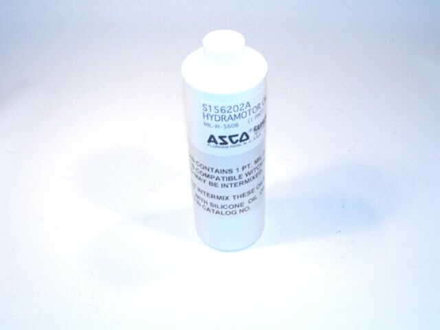 ASCO Actuator Oil S156202A - 1 Pint Hydraulic Motor Fluid for Industrial Machinery & Heavy Equipment