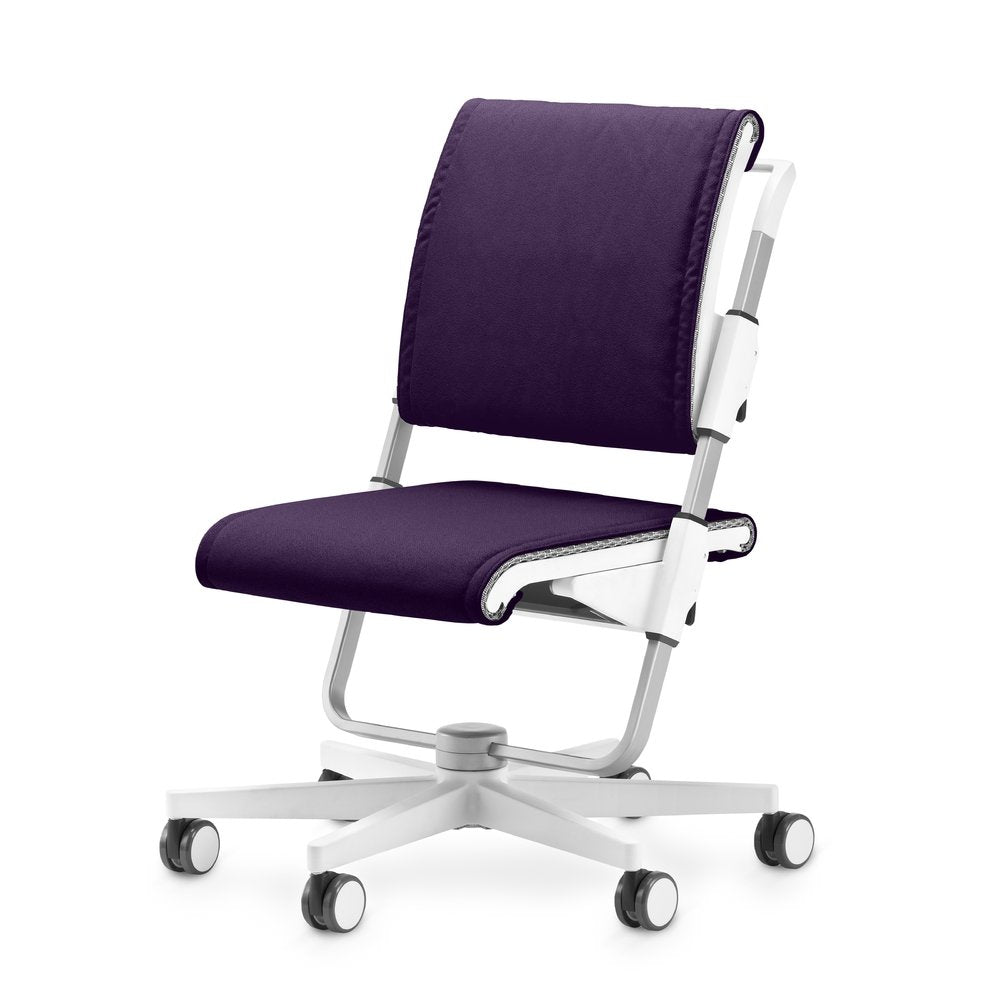 Moll Scooter Chair Grey - Portable Rolling Stool for Office, Workshop & Home Use - Ergonomic Seat with Wheels for Comfort & Mobility
