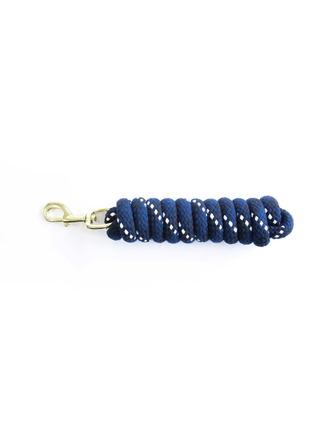 KM Elite Thick Cotton Lead Rope for Horses - Durable & Soft Training Lead with Brass Hardware - Perfect for Trail Riding, Show Prep & Daily Horse Care