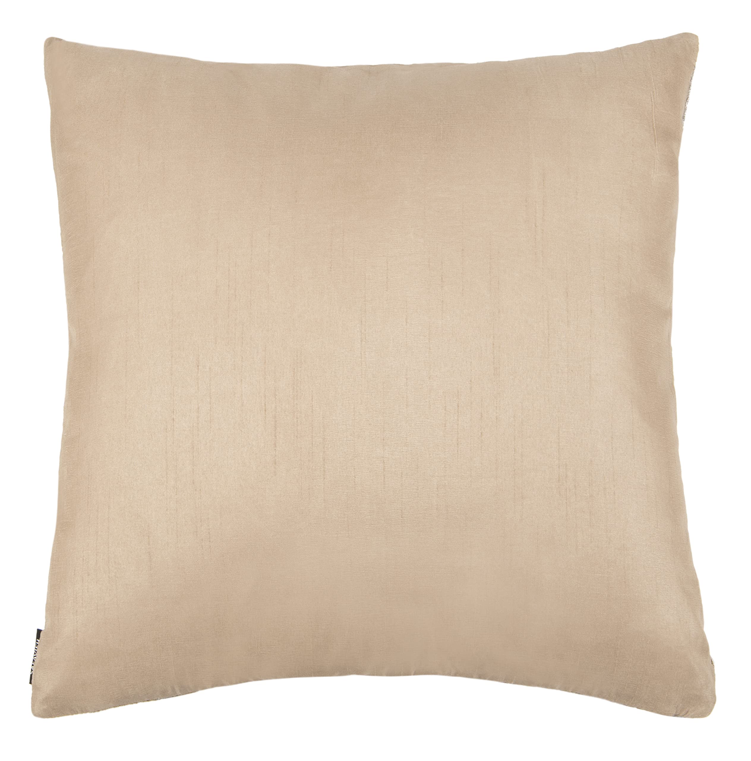 Safavieh Boho Chic Metallic Silver Throw Pillows 20x20 Inches - Set of 2 Decorative Cushions for Living Room Sofa, Bedroom & Home Decor