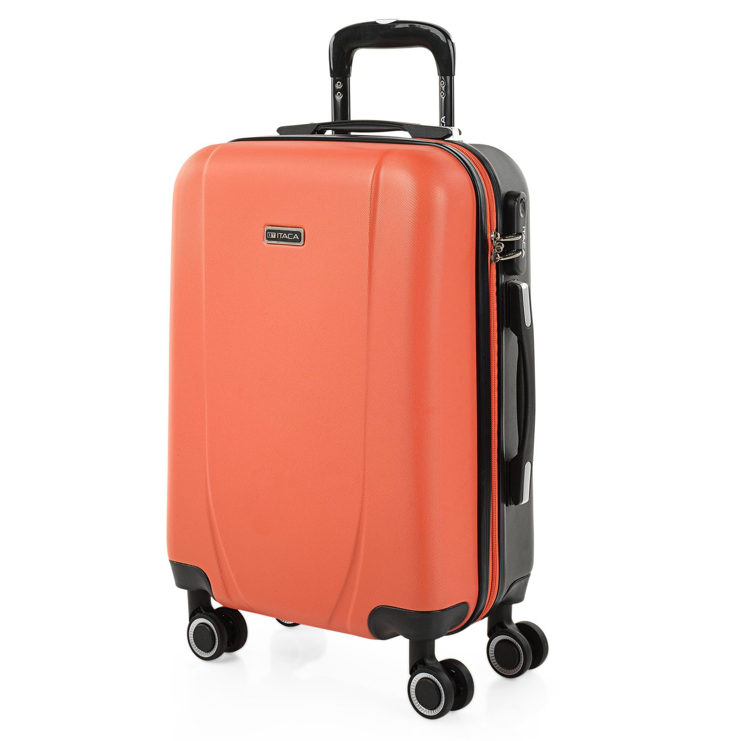 55cm Coral-Anthracite Carry-On Luggage - Lightweight Cabin Suitcase for Air Travel, Weekend Getaways & Business Trips | TSA Approved Hand Luggage