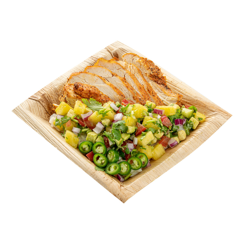 Eco-Friendly 12 oz Square Palm Leaf Bowls & 3.5