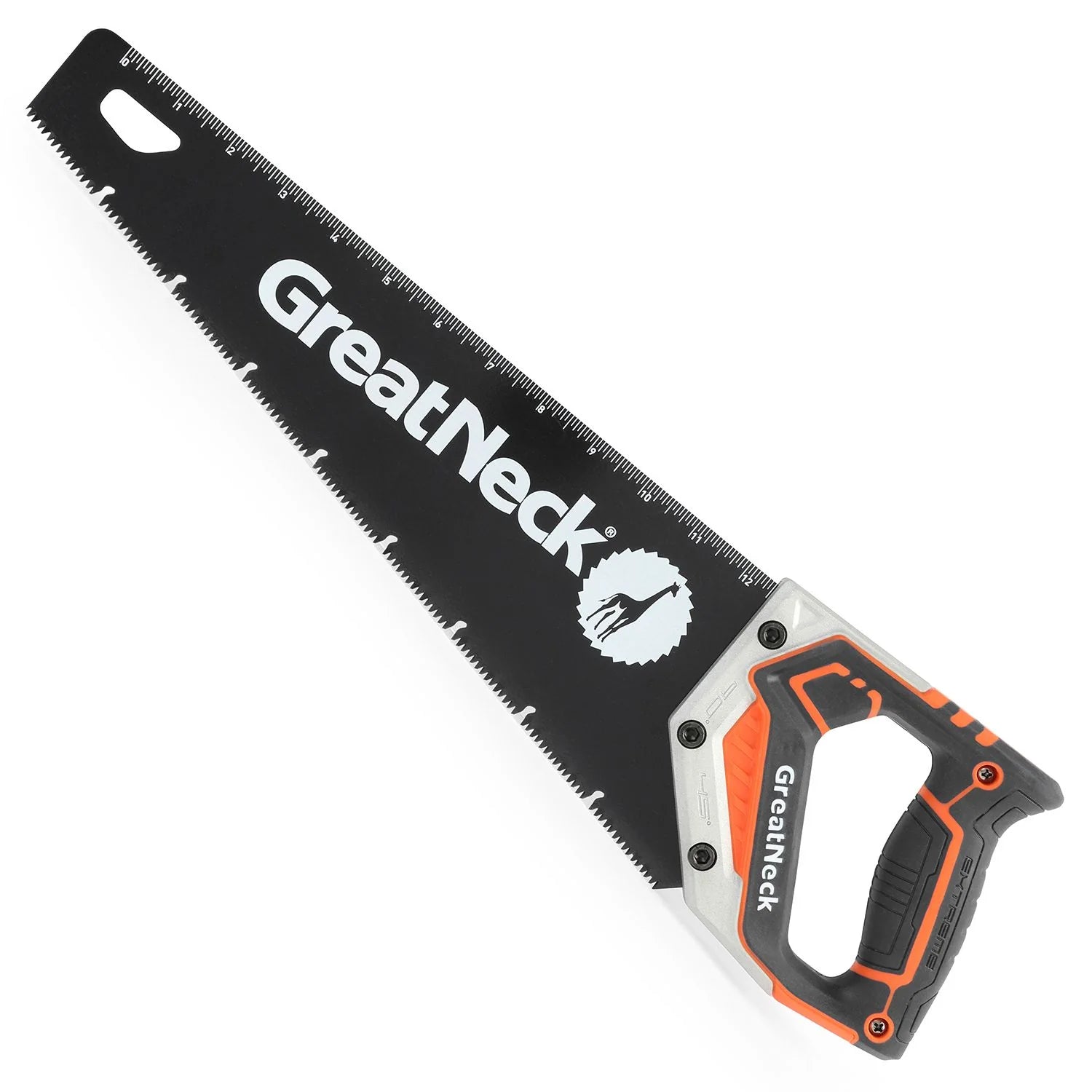 GreatNeck 74003 15-Inch Aggressive Tooth Handsaw - Heavy Duty Aluminum Frame Wood Saw for Cutting Branches, PVC, Trees | Perfect for DIY Projects, Camping, Gardening & Outdoor Use