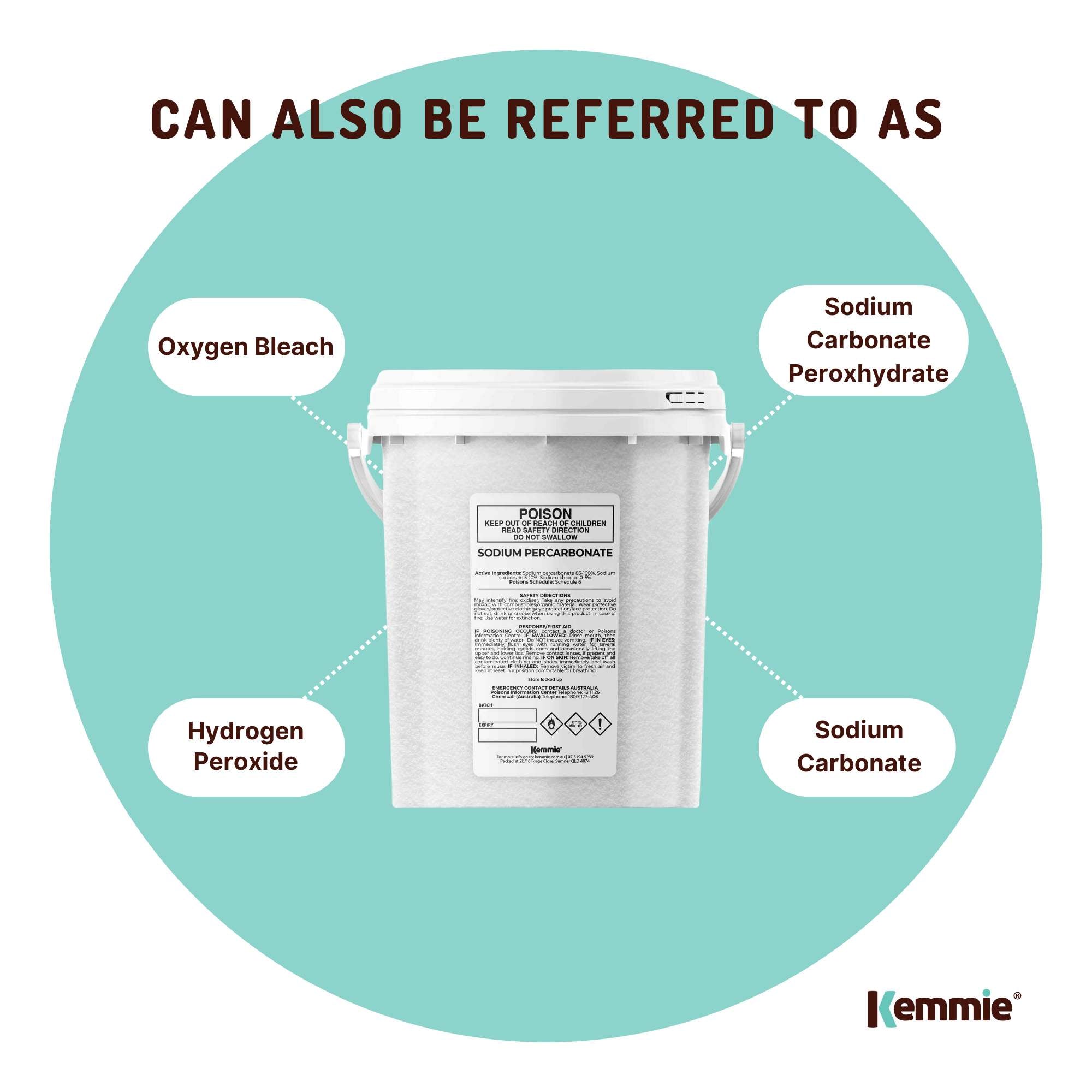 1.3Kg Sodium Percarbonate Tub - Eco-Friendly Laundry Cleaner, Brew Sanitizer & Oxygen Bleach for Stain Removal, Home Brewing & Household Cleaning