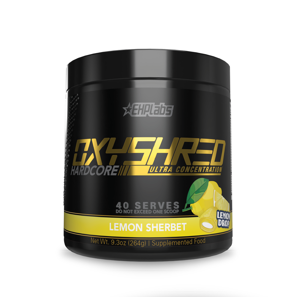 EHP Labs OxyShred Hardcore Fat Burner & Energy Booster - 40 Servings (275g) - Weight Loss Supplement for Men & Women - Pre-Workout & Fitness Support