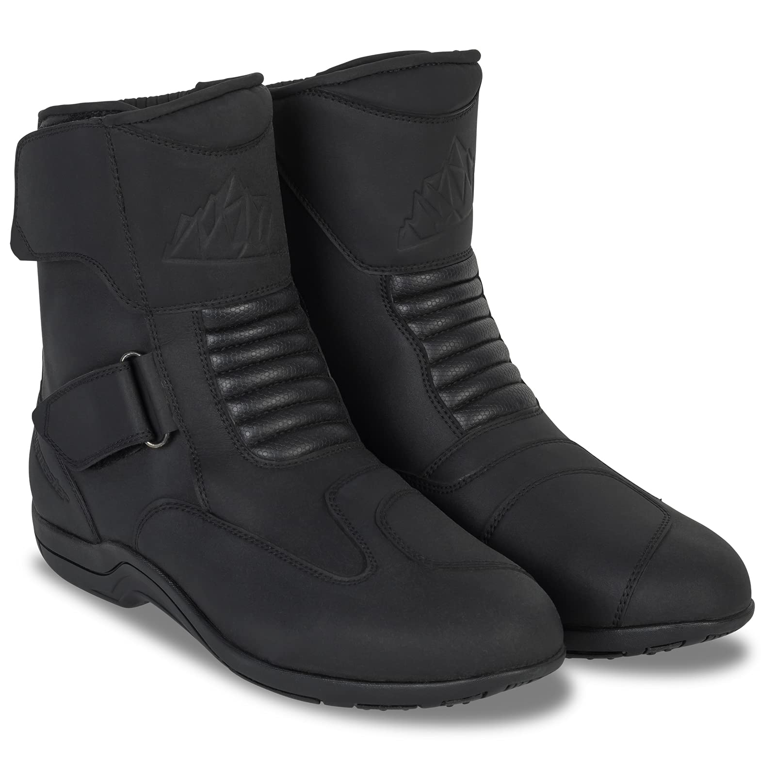 Tourmaster Men's Echo WP Waterproof Motorcycle Boots - Durable Riding Boots for Men, All-Weather Protection for Adventure & Commuting