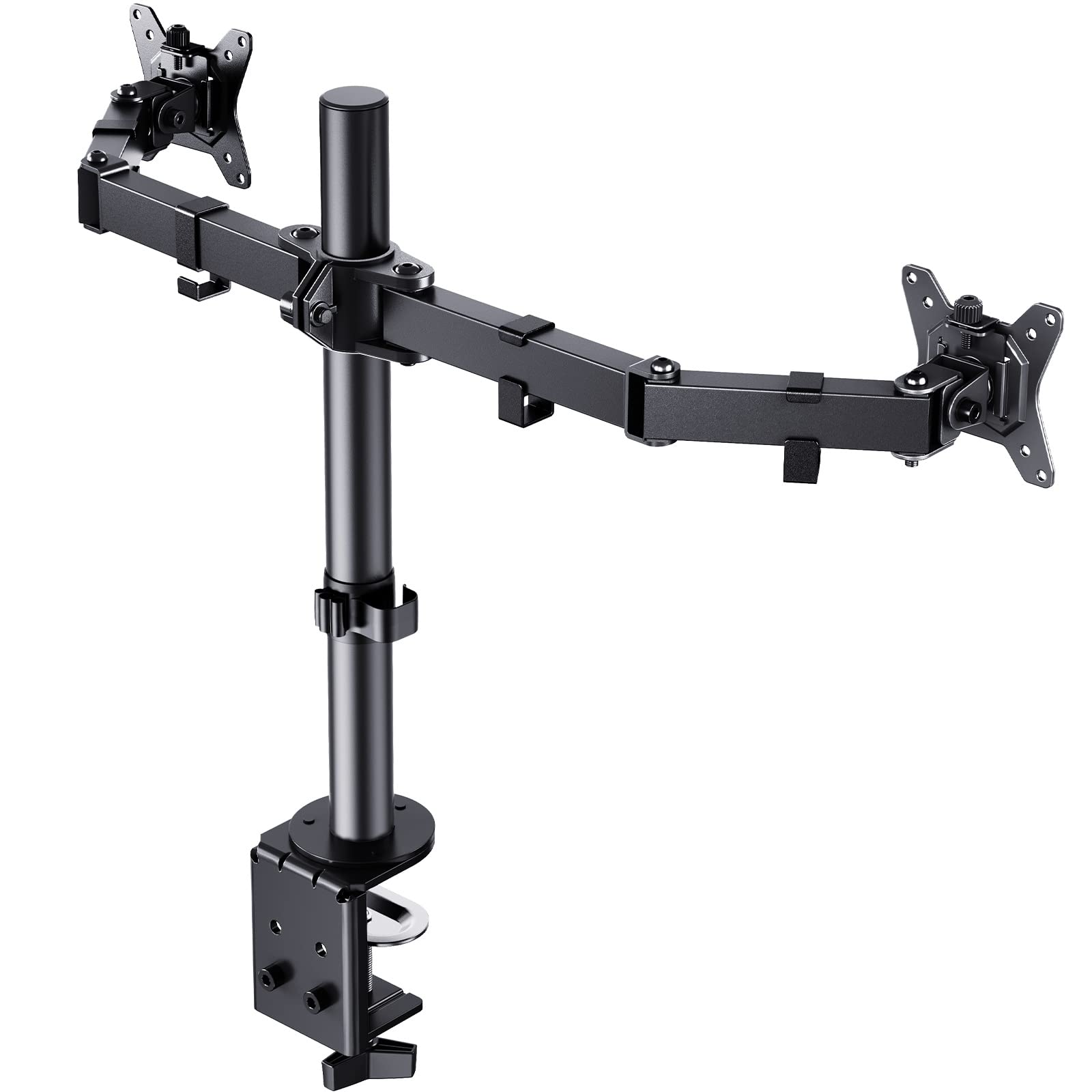 Ergear Dual Monitor Stand for 13-32 Inch Screens - Adjustable VESA Mount for Most 13-32 Inch Monitors - Perfect for Home Office, Gaming Setup & Workspace Ergonomics
