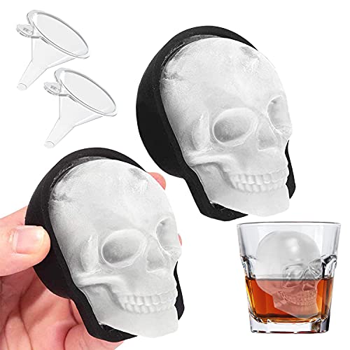 2Pack Large Skull Cube Mold