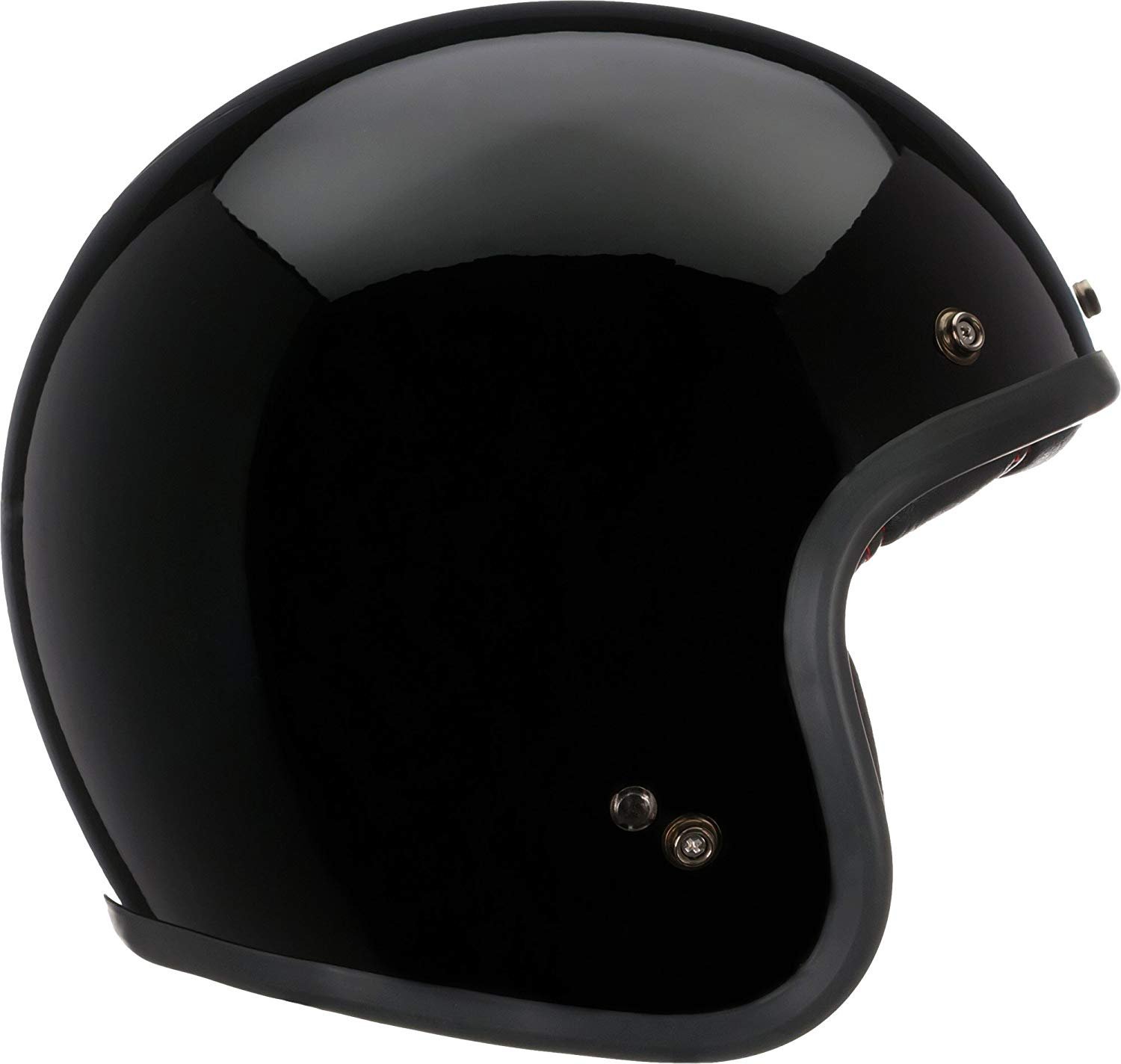 BELL Custom 500 Motorcycle Helmet - Gloss Black (X-Large) - DOT Approved Full Face Helmet for Cruiser, Street & Commuter Riding