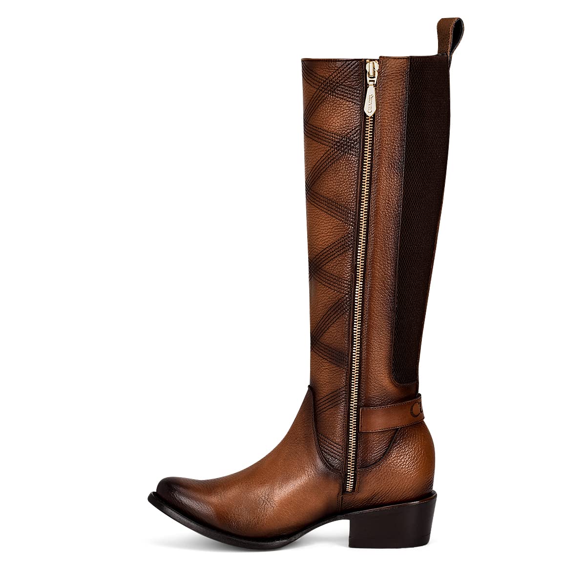 Cuadra Women's Tall Boots - Genuine Bovine Leather Brown Knee High Riding Boots for Women | Perfect for Winter, Horseback Riding & Fashion Outfits