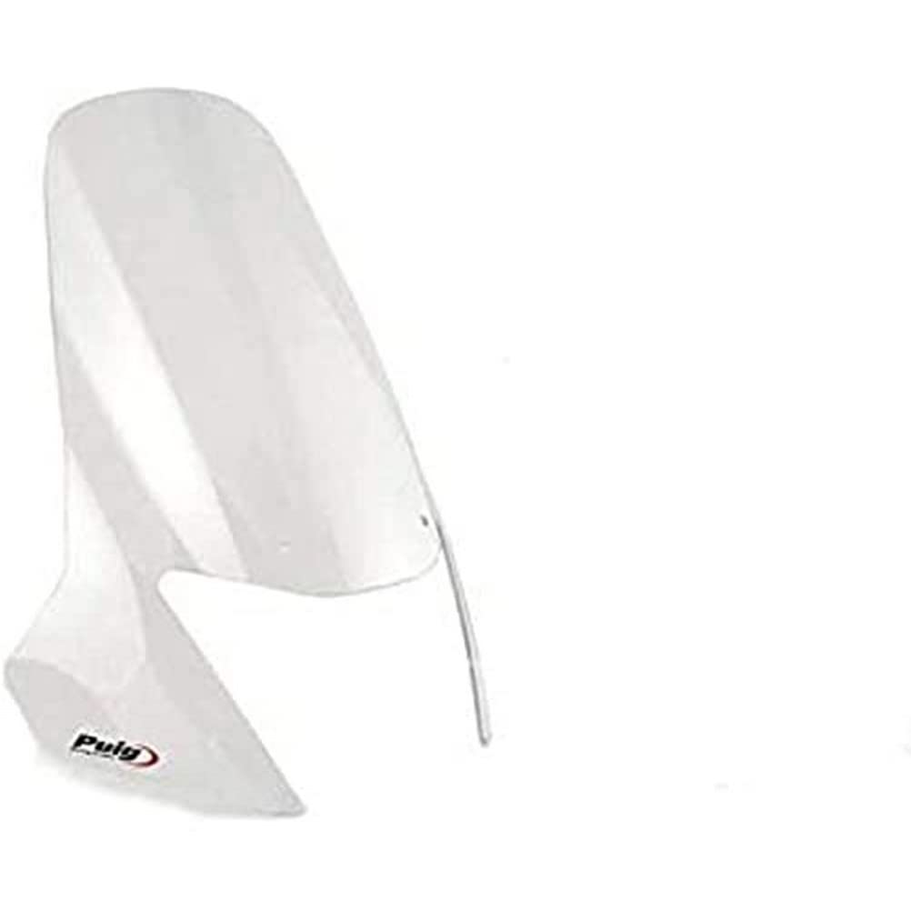 Puig 4636W Clear Touring Windshield for Motorcycles - High-Quality Replacement Windshield for Comfortable Long-Distance Riding - Perfect for Harley, Honda, and Yamaha Touring Bikes