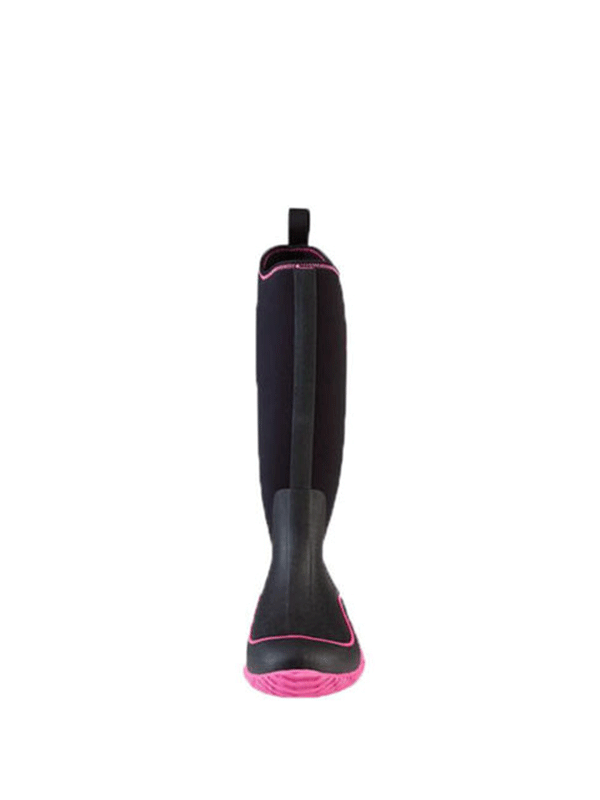 Muck HAW 404 Women's Hale Boot - Waterproof Winter Snow Boots for Women, Black/Hot Pink - Perfect for Hiking, Hunting & Outdoor Activities