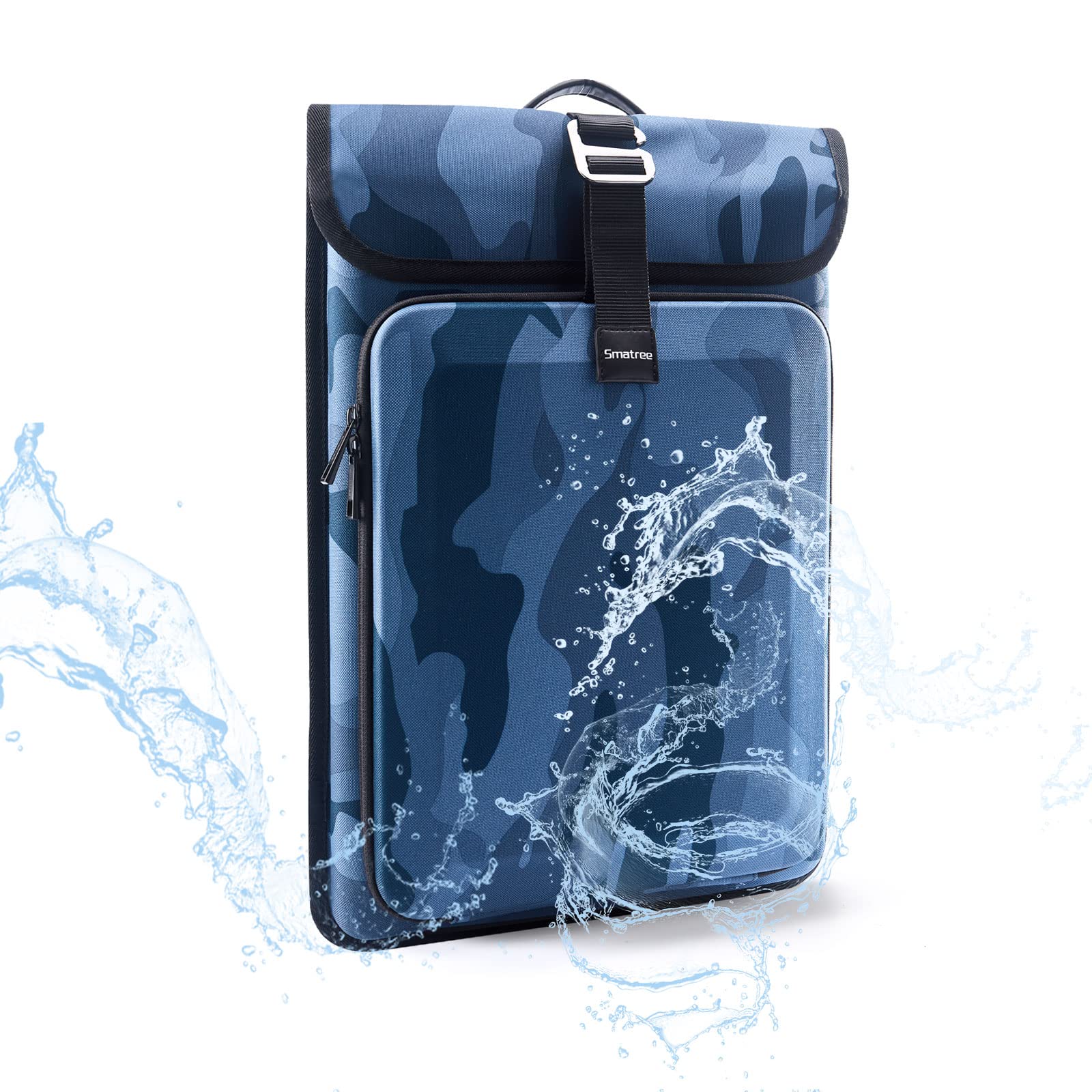 Smatree Professional 15.6 Inch Laptop Backpack for Business & Travel - Compatible with MacBook Pro 14-16 Inch, Surface Pro X/7/6, Acer Aspire 5, Nitro 5 Gaming Laptop & More - Durable Water-Resistant Blue Computer Bag for Commuting, Office & College Use
