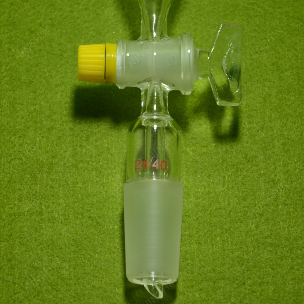 500ml Pear Shape Glass Separatory Funnel with 24/40 Joint & Screw Glass Stopcock - Laboratory Glassware for Chemical Extraction, Essential Oil Separation & Science Experiments