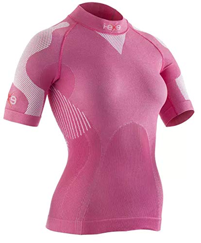 Women - Pink With White - Short Sleeve