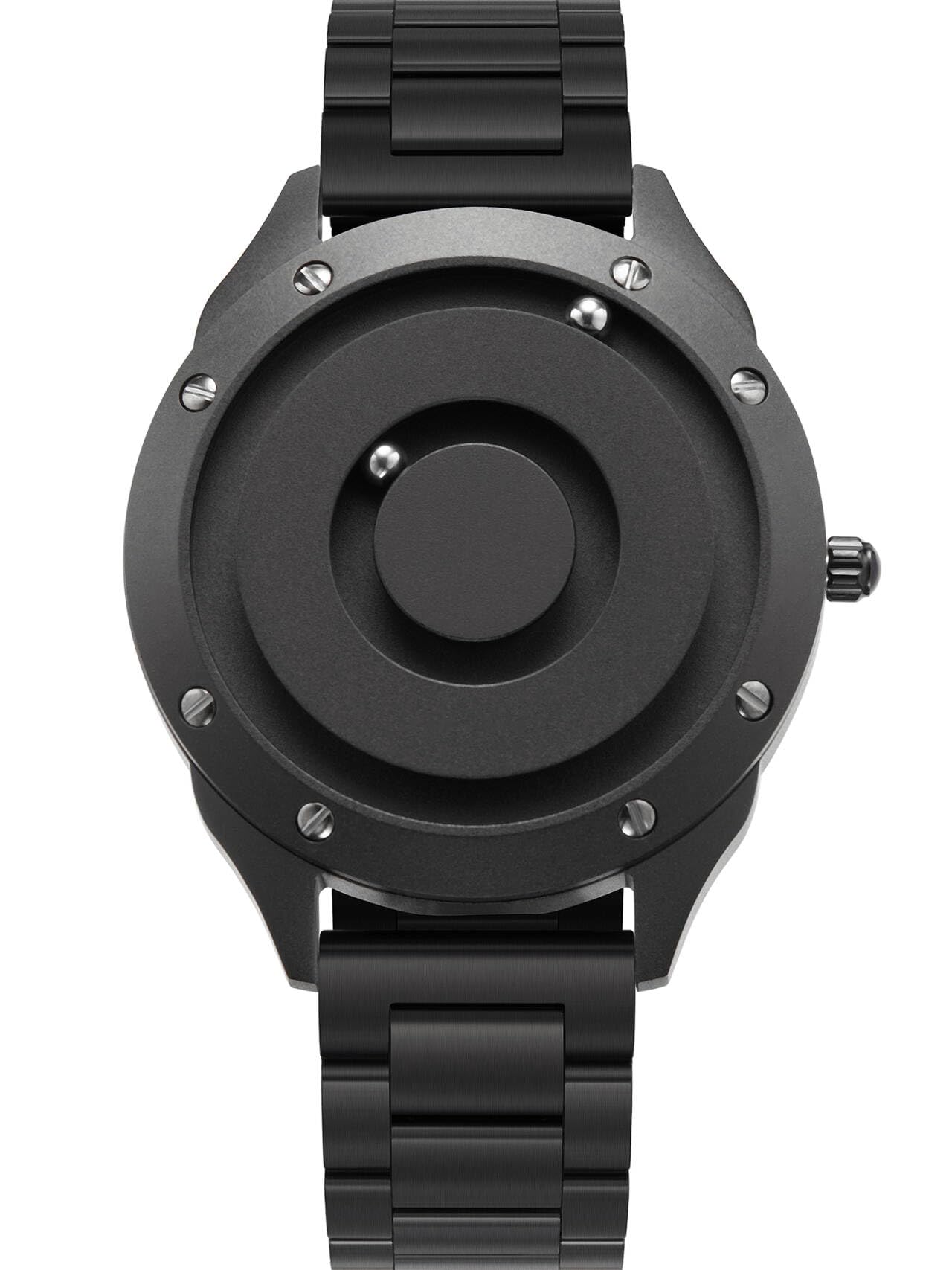 EUTOUR Magnetic Sports Watch for Men - No Glass Ball Bearing Quartz Wristwatch with Stainless Steel Strap - Perfect for Running, Gym & Outdoor Activities