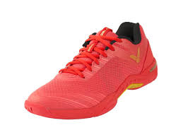 Victor S82 D Badminton Shoes for Men & Women - Premium Teaberry Red Court Shoes for Indoor Sports, Badminton, Squash & Volleyball - Lightweight & Non-Slip
