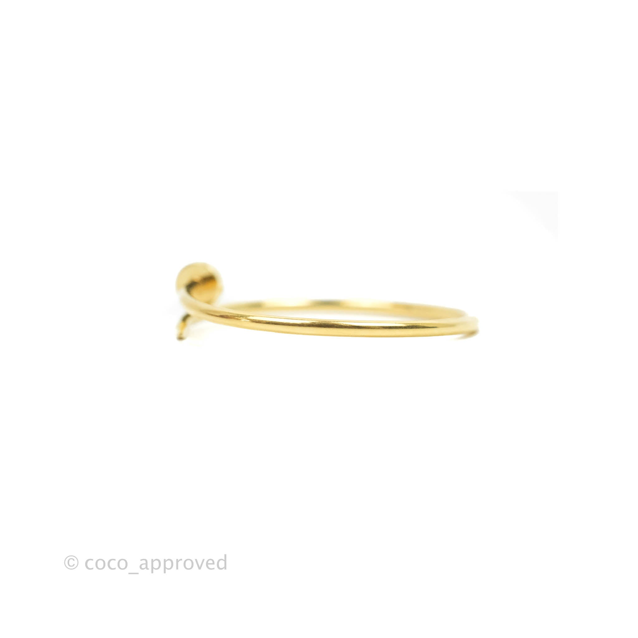 Cartier Small Juste Un Clou Bracelet in 18K Yellow Gold - Luxury Minimalist Nail Bangle for Women, Perfect for Everyday Wear & Special Occasions