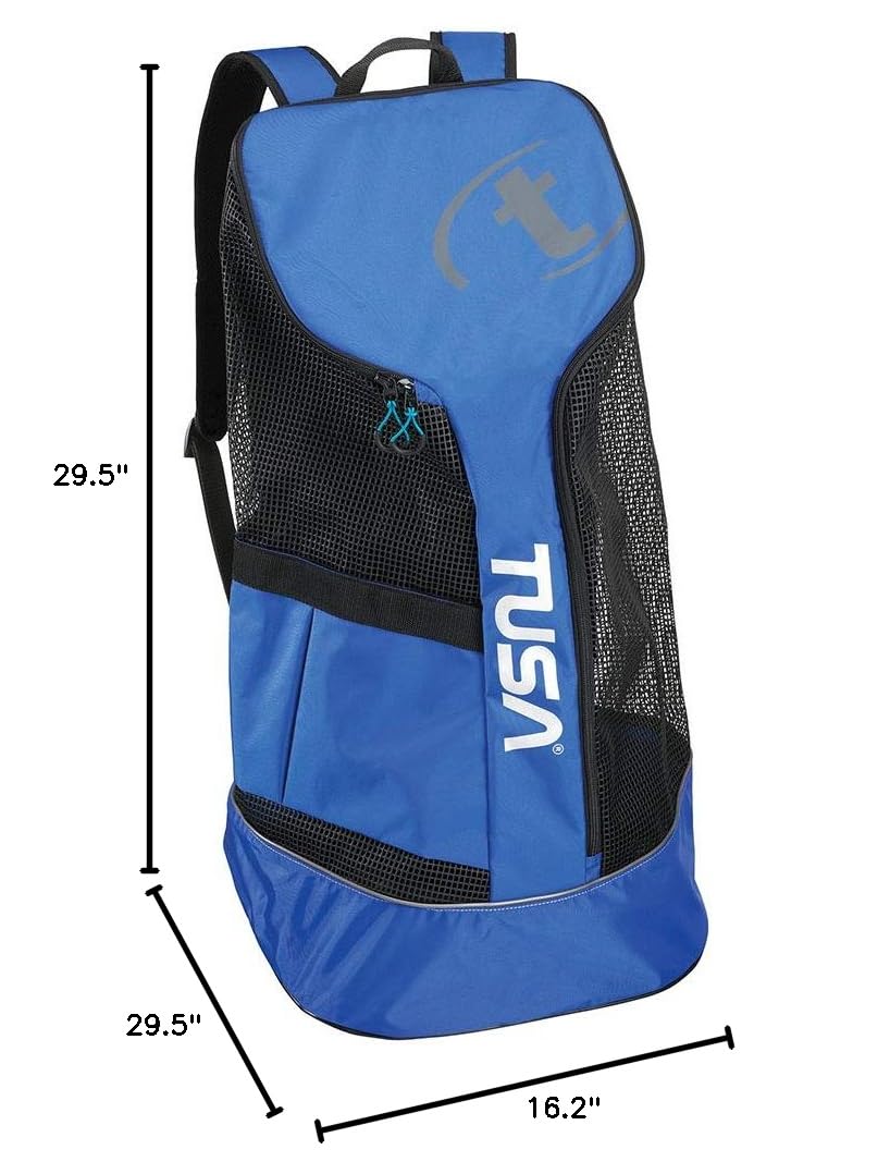 TUSA BA-0103 Mesh Backpack - Lightweight & Breathable Diving Gear for Scuba, Snorkeling & Water Sports | Perfect for Beach, Pool & Outdoor Adventures