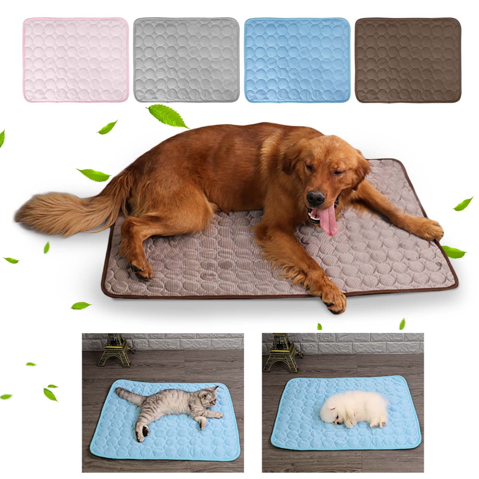 Howstar 16x20in Cooling Pet Blanket - Washable Dog & Cat Mat for Sleeping - Breathable Pet Pad for Home & Travel
