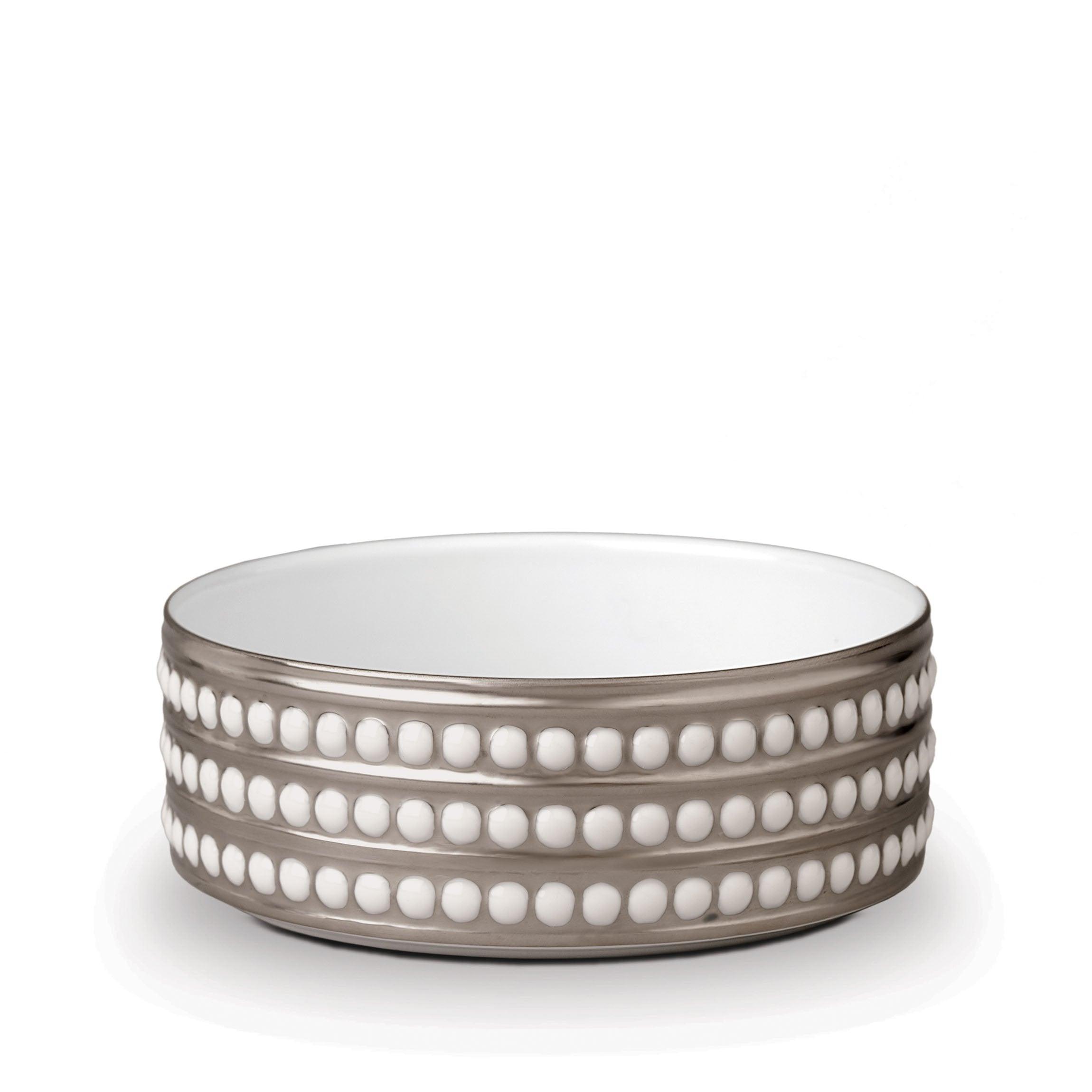 Perlée Deep Bowl - Elegant Handmade Ceramic Serving Bowl for Salads, Pasta, Soup | Perfect for Dining, Entertaining, and Home Decor