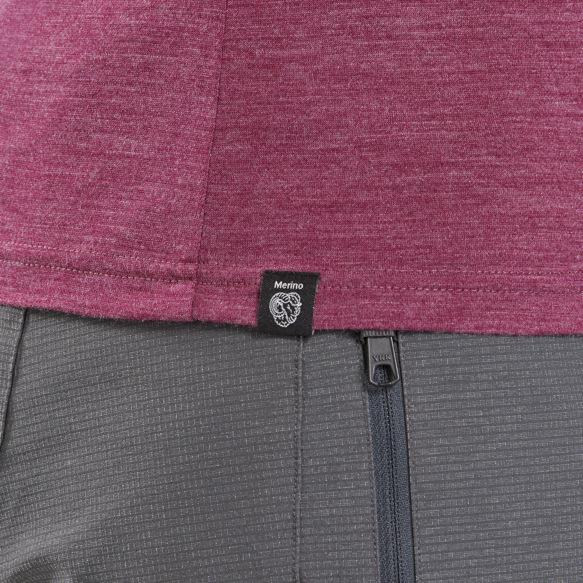 Simond Women's Travel 500 Merino Wool T-Shirt - Lightweight Breathable Base Layer for Hiking, Camping & Outdoor Adventures
