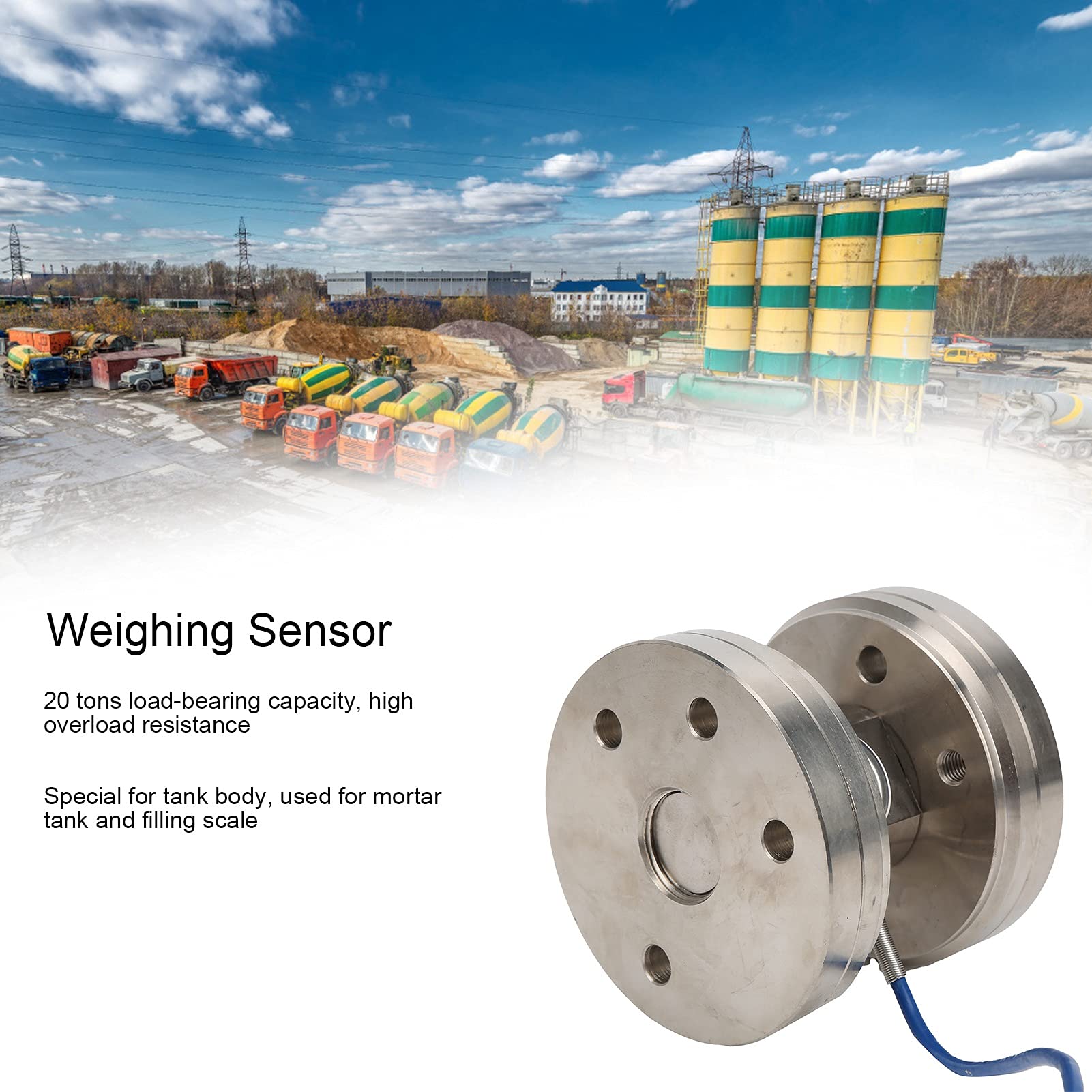 High Precision Weighing Sensor & Load Cell - Industrial Force Measurement Device for Scales, Machinery & Automation | Perfect for Factory Equipment, Logistics Systems and Laboratory Testing