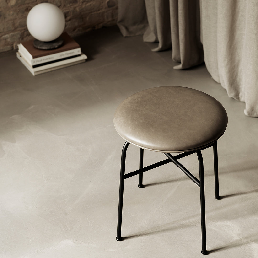 Afteroom Stool - Modern Upholstered Seat with Comfortable Cushion for Kitchen, Bar, or Living Room Decor