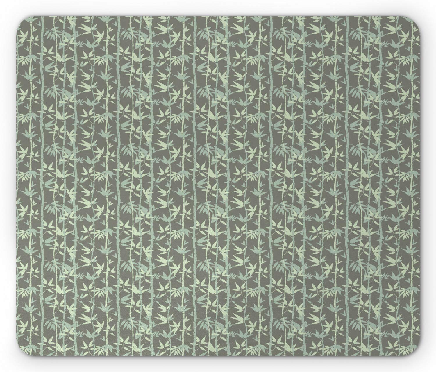 Ambesonne Botanical Mouse Pad - Non-Slip Rubber Base with Nature Leaf Design in Sage Green & Multicolor - Perfect for Office, Gaming & Home Computer Use