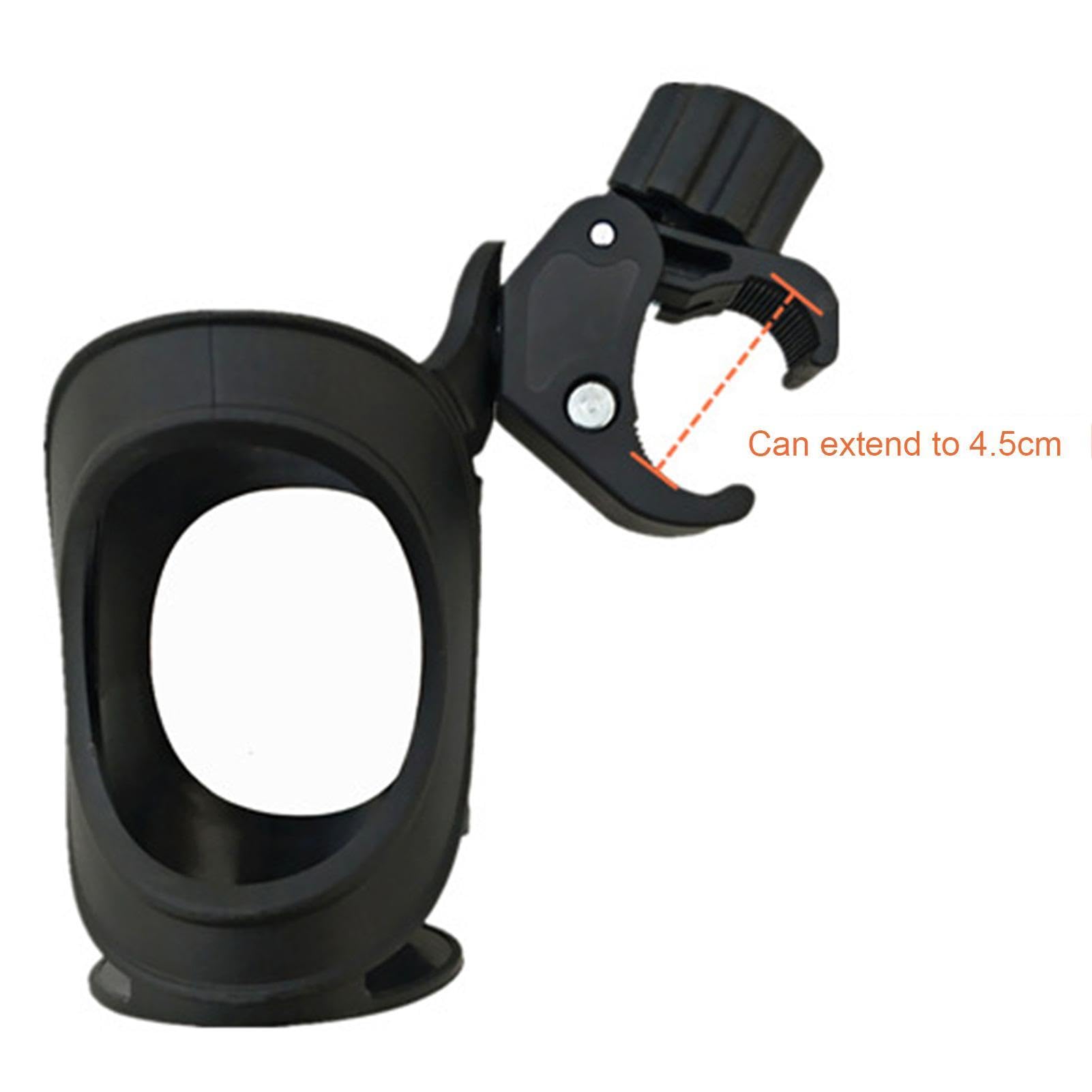 Adjustable 360° Rotating Cup Holder for Stroller, Walker, Wheelchair & Car - Large Capacity Drink Holder for Parents, Seniors & Commuters | Perfect for Outdoor Walks, Shopping & Road Trips