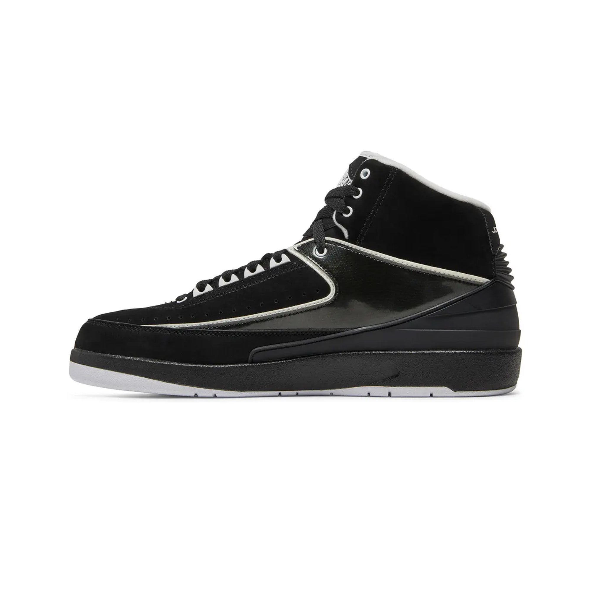 Air Jordan 2 Retro 'QF Black White' Men's Basketball Shoes (2010) - Classic Sneakers for Streetwear & Basketball Games