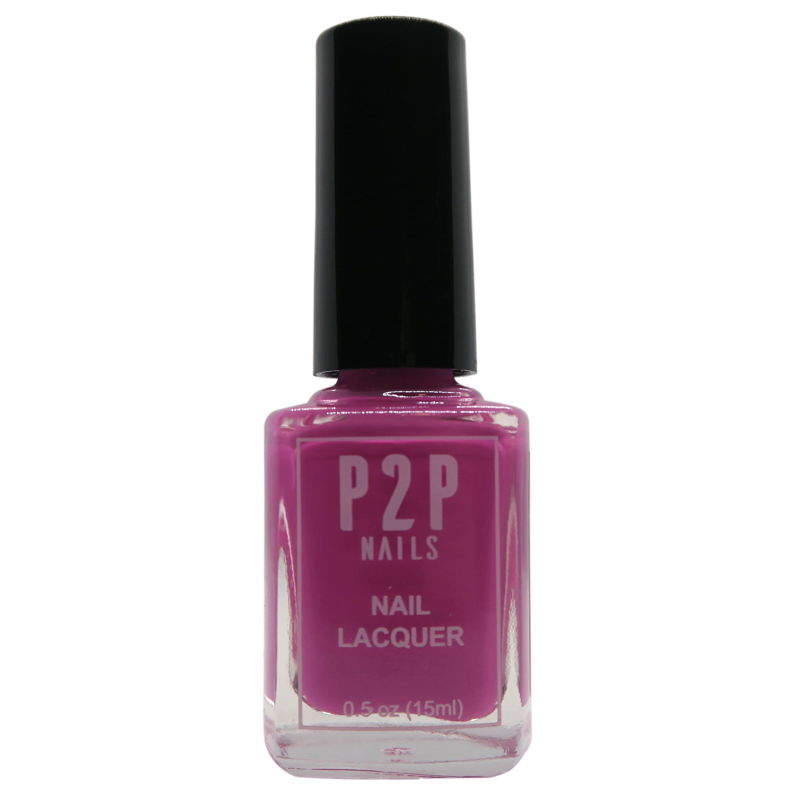 Purple Nail Polish - All Season Long Lasting Salon Quality Nail Lacquer with Natural Shine (Pink Punch) - Perfect for Manicures, Pedicures, and Special Occasions