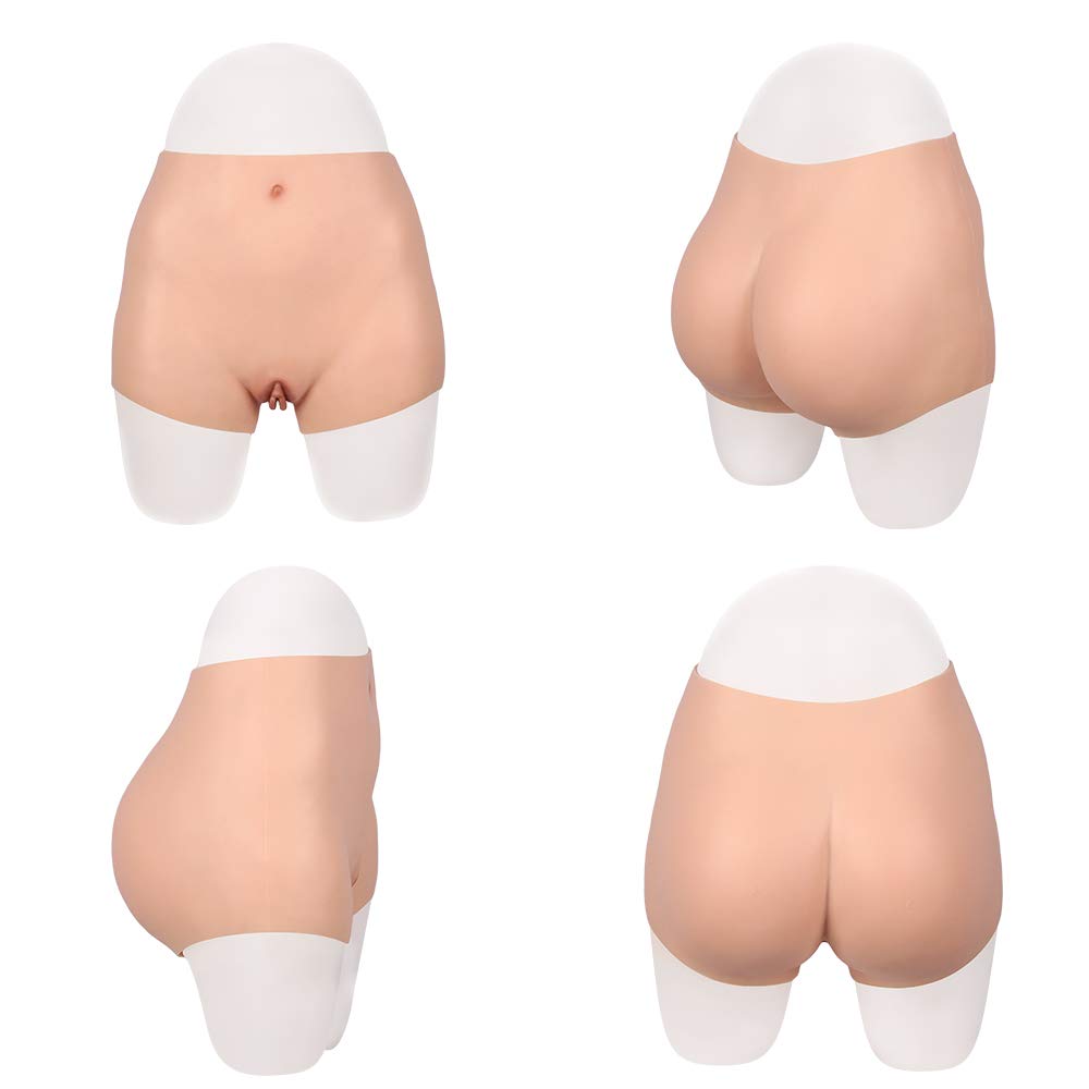 **Realistic Silicone Buttock Lifter & Hip Shaper for Crossdressers & Transgender - Comfortable & Natural Look for Cosplay, Drag Shows & Everyday Wear**