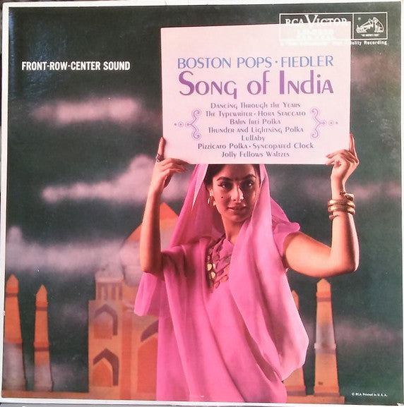 Arthur Fiedler & The Boston Pops Orchestra - Song Of India Vinyl LP Album (Mono, VG+ Condition) | Classic Orchestral Music for Home Listening & Collector's Item