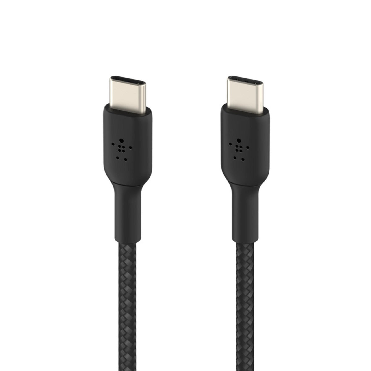Belkin BOOST↑CHARGE™ USB-C to USB-C Braided Cable (3.3ft/1m) - Fast Charging & Data Sync for iPhone 15, MacBook, iPad Pro & More - Durable Nylon Weave for Home, Office & Travel Use
