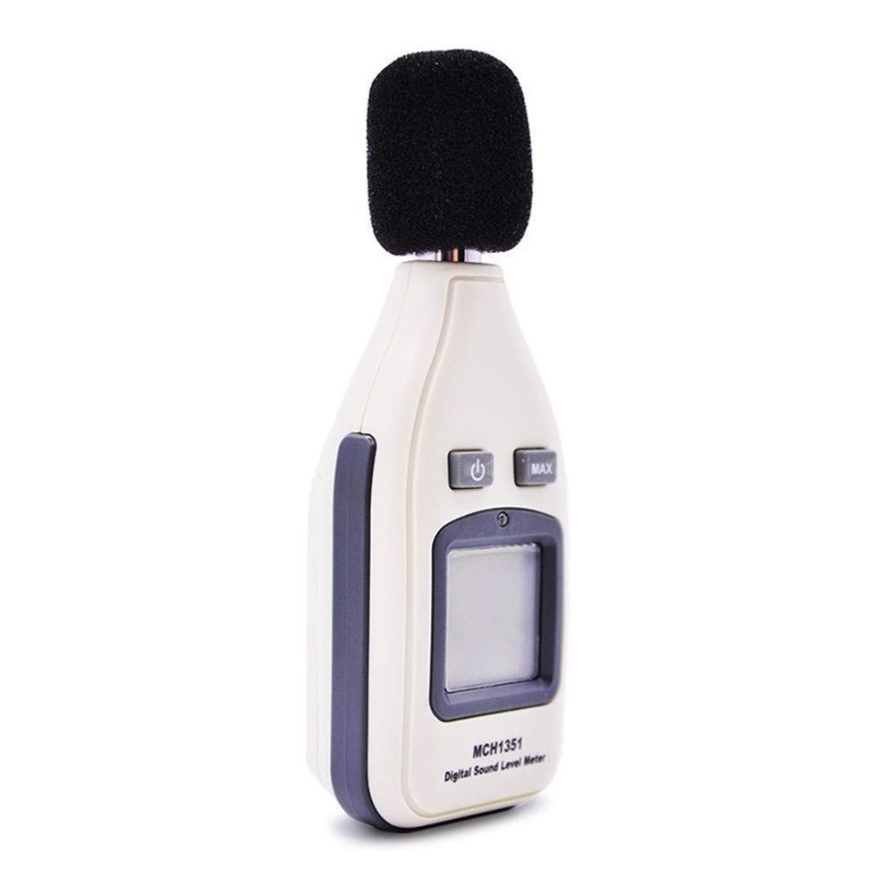 Digital Sound Level Meter - 30-130 dB Noise Measurement Tool with LCD Display, Battery & Frequency Weighting | Portable Decibel Tester for Musicians, Audio Engineers, Workplace Safety & Home Noise Monitoring