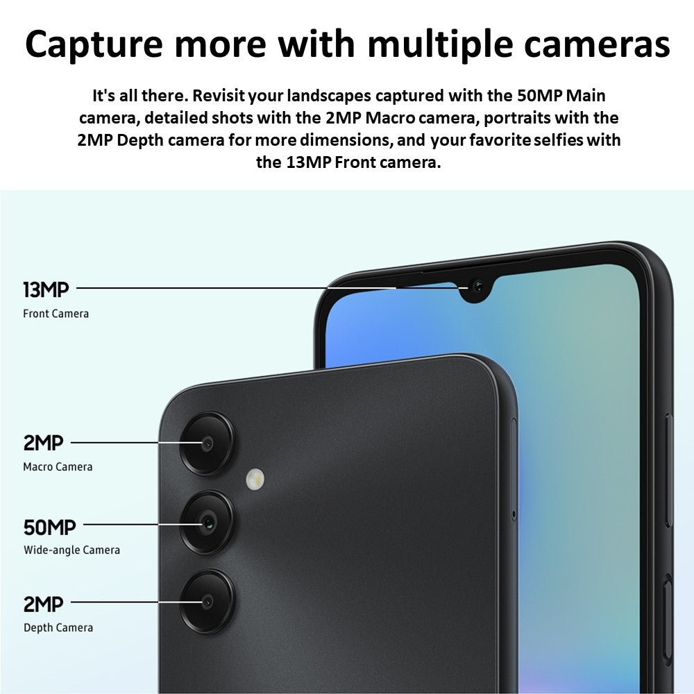 SAMSUNG Galaxy A05s Smartphone 128GB 4GB RAM 6.7