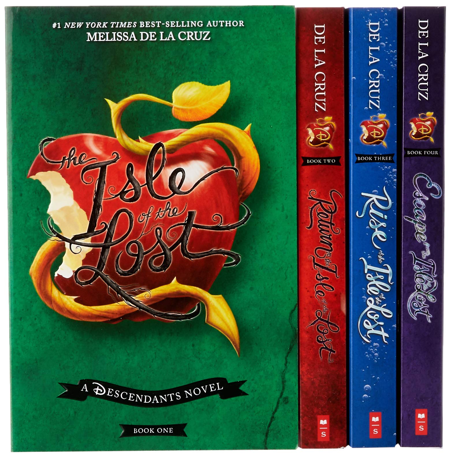 Disney Descendants Box Set (Books 1-4) - Complete Collection for Kids & Teens - Perfect for Gifts, Reading Time, and Disney Fans