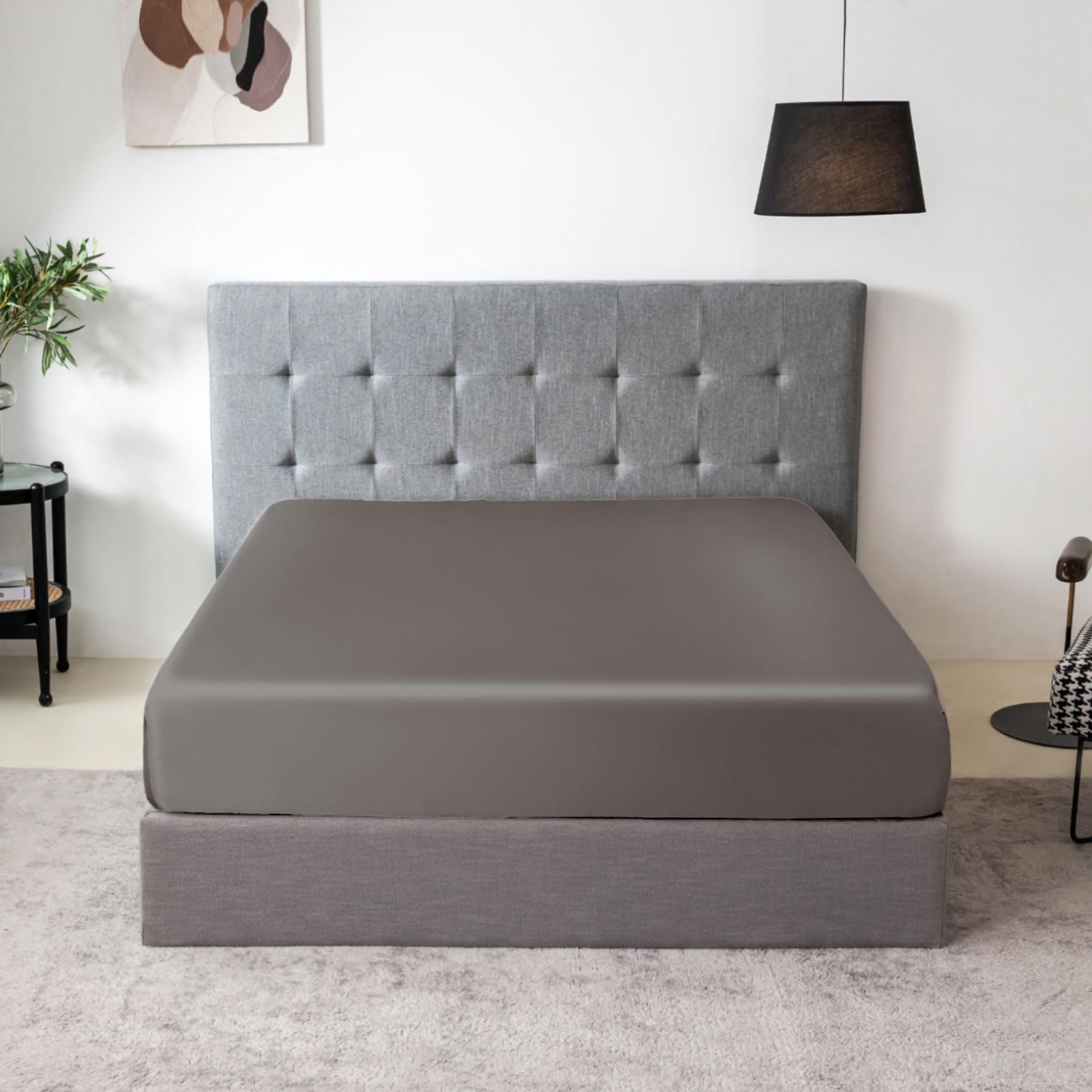 THXSILK 100% 7A+ Grade Natural Silk Fitted Sheet - Deep Pocket 16