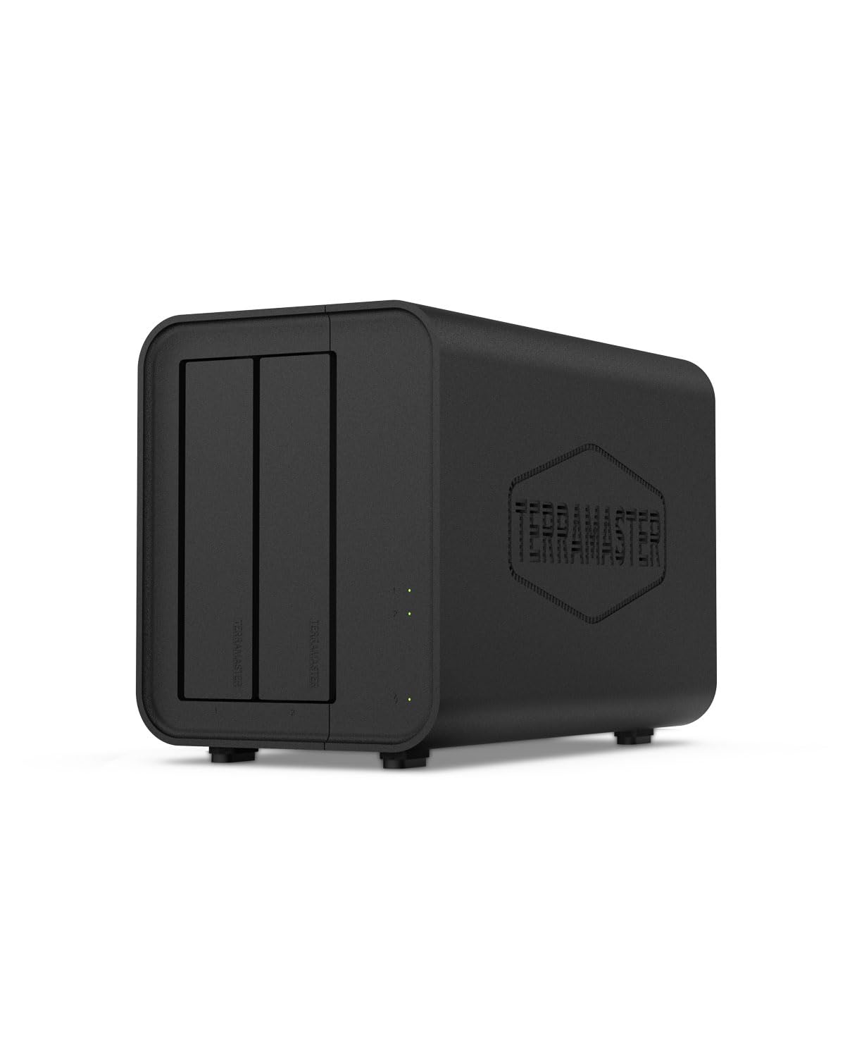 TERRAMASTER D2-320 USB 3.2 Gen 2 RAID External Hard Drive Enclosure - 2 Bay Type C Storage with 10Gbps Speed, Supports RAID 0/1/JBOD/Single Mode (Diskless) - Perfect for Data Backup, Media Storage & Creative Professionals