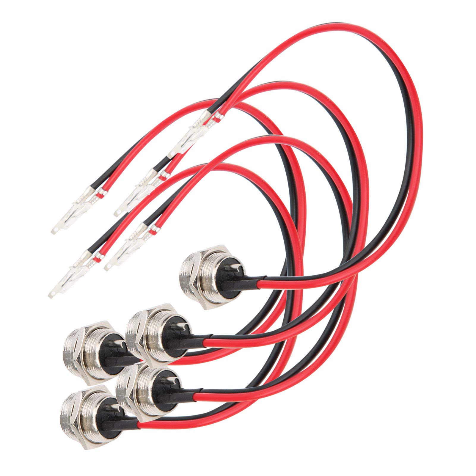 3-Pin Electric Scooter Charger Connector - 5Pcs Replacement Charging Port Accessory for Outdoor E-Scooters | Compatible with Xiaomi, Segway & More | Perfect for Commuting & Urban Travel