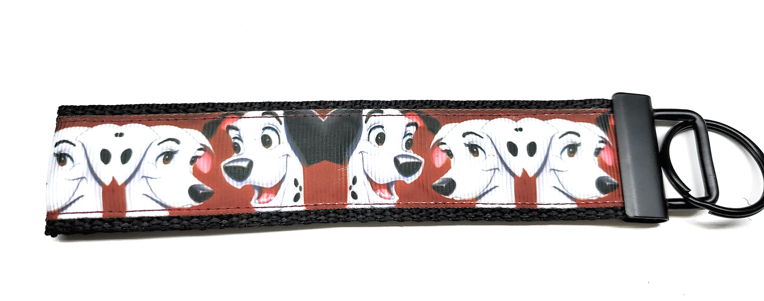 Perdita and Pongo 101 Dalmatians Dog Keychain - Cute Disney Key Fob for Purse, Wallet or Backpack | Perfect Gift for Disney Fans and Dog Lovers