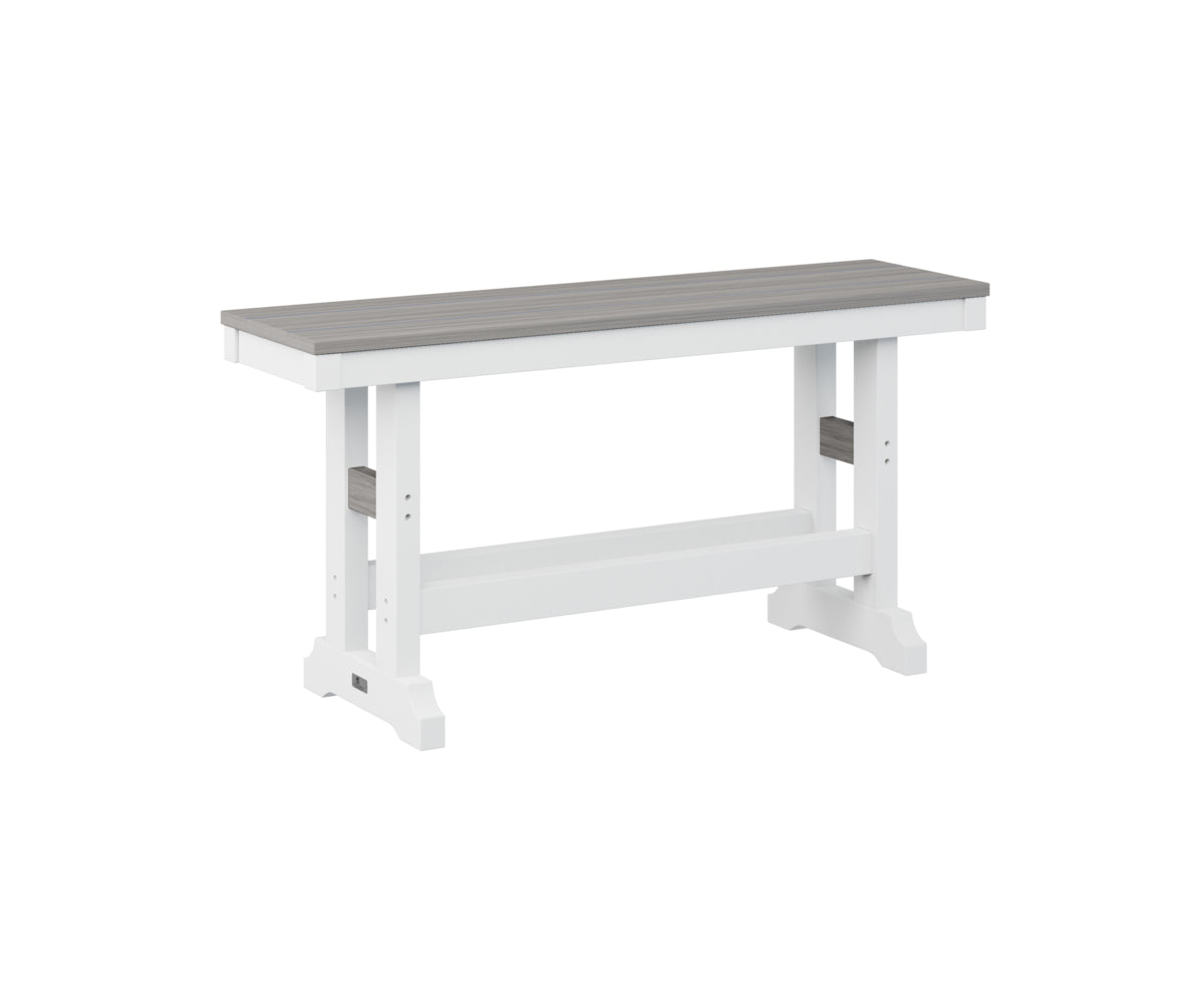 Berlin Gardens Garden Classic 44-Inch Counter Height Bench - Outdoor Dining & Bar Stool for Patio, Deck, or Backyard